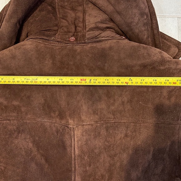 VINTAGE SHEEPSKIN SHEARLING “MARLBORO MAN” COAT JACKET WESTERN TRUCKER L BROWN - Picture 12 of 14